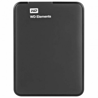Диск жесткий внешний HDD WESTERN DIGITAL Elements 2TB 2.5", USB 3.0, черный, WDBMTM0020BBK-EEUE