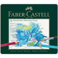 Карандаши акварельные художественные Faber-Castell "Albrecht D?rer", 24цв, метал. коробка