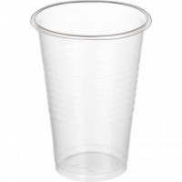 Стакан одноразовый 200мл прозр., для хол/гор., бюджет, КОМУС ПП100шт/уп, комплект 100 шт