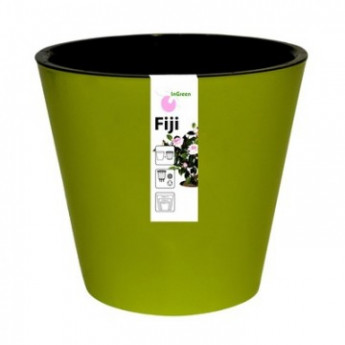 Горшок для цветов Фиджи D 230 мм/5 л салатовый