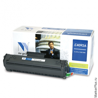 Картридж лазерный совместим с HP (C4092A) LaserJet 1100/1100A/3200, ресурс 2500 страниц, NV PRINT, С