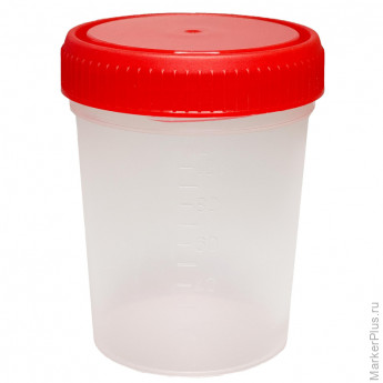 Контейнер д/сбора биопроб 120 мл стерил, 250 шт/уп Полиэфир, комплект 250 шт