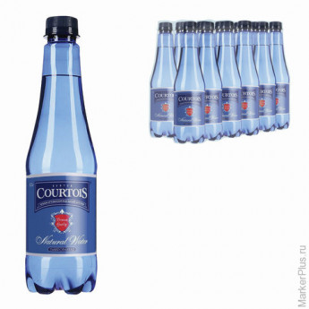 Вода газированная питьевая COURTOIS (КУРТУА), 0,5 л, пластиковая бутылка