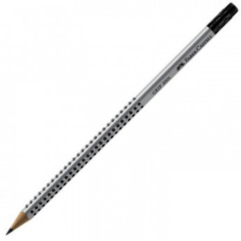 Карандаш чернографитный Faber-Castell GRIP 2001, НВ, с ласт /117200, 10 шт/в уп