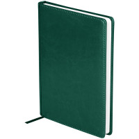 Ежедневник недатированный, A5, 136л., кожзам, OfficeSpace "Nebraska", зеленый