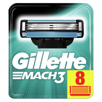 Кассеты для бритья сменные Gillette 'Mach 3', 8шт., комплект 8 шт