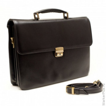 Портфель мягкий Grand натуральная кожа черный 01-015-0713