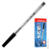Ручка гелевая ERICH KRAUSE 'G-ICE', корпус прозрачный, игольчатый пишущий узел, 0,4мм, 39004, черная