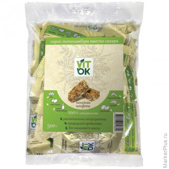 Конфеты неглазированные "VITok" злаковые с топинамбуром, 500 г, 2538
