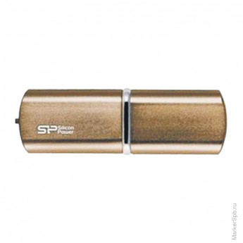 Память SiliconPower "Luxmini 720" 8GB, USB2.0 Flash Drive, Bronze (металл.корпус)