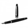 Ручка перьевая Waterman 'Expert Matt Black CT' синяя, 1,0мм, подарочная упаковка