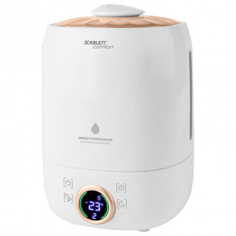Увлажнитель SCARLETT SC-AH986E08, объем бака 4,6 л, 45 м2, LED-дисплей, ароматизатор, таймер, белый