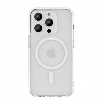 Чехол защитный uBear Real Mag Case для Iphone 14 Pro, MagSafe, прозрачный