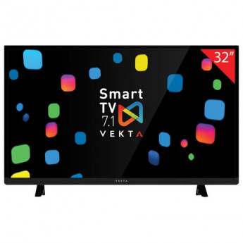 Телевизор VEKTA LD-32SR4715BS, 32" (81 см), 1366х768, HD Ready, 16:9, Smart TV, Android, Wi-Fi, черный
