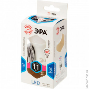 Лампа светодиодная Эра LED A60-11W-840-E27 4000k нейтр.бел. ст.колба Лампа светодиодная Эра LED A60-11W-840-E27 4000k нейтр.бел. ст.колба