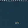 Планинг настольный датированный 2018, ERICH KRAUSE "Ariane", под кожу классик, синий, 64 л., 297х109 мм, 44094