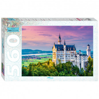 Пазл 560 эл. Step Puzzle "Travel Collection. Бавария. Замок", картонная коробка