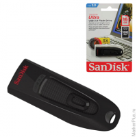 Флэш-диск 16 GB, SANDISK Ultra, USB 3.0, черный, SDCZ48-016G-U46