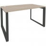 Стол ONIX-О О на металлокаркасе O.MO-SP-3.8 аттик дуб/антрацит Ш1380
