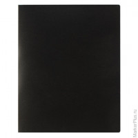 Папка на 2 кольцах STAFF, 40 мм, черная, до 300 листов, 0,5 мм, 225721