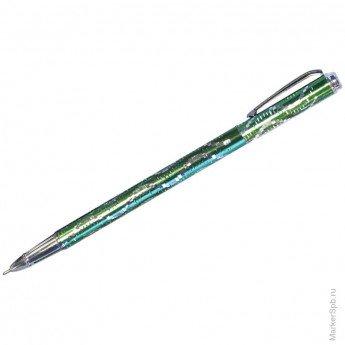 Ручка шариковая "Wave", синяя, 0,5мм, алюмин. корпус, ассорти