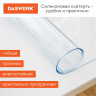Коврик-подкладка, скатерть ПВХ прозрачная, гибкое/мягкое стекло, 100х60 см, 0,5 мм, DASWERK, 607874