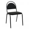 УЦЕНКА-Стул Helmi HL-F02 "Стандарт", каркас черный, обивка ткань черная