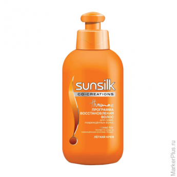 Крем для волос SUNSILK (Сансилк), программа восстановления, 200 мл