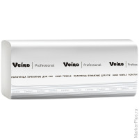 Полотенца бумажные листовые VEIRO Professional Comfort (V-сложение), 2сл, 200л/пач, белые 20 шт/в уп