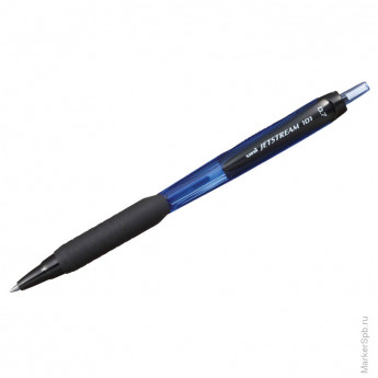 Ручка шариковая автоматическая "Jetstream SXN-101-07", синяя, 0,7мм, грип, 12 шт/в уп
