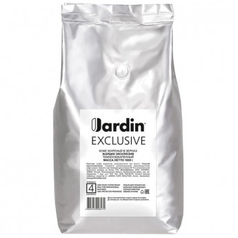 Кофе в зернах Jardin "Exclusive", мягкая упаковка, 1кг