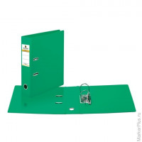 Папка-регистратор BRAUBERG с двухсторонним покрытием из ПВХ, 70 мм, светло-зеленая, 222654