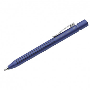 Ручка шариковая автоматическая Faber-Castell "Grip 2011" синяя, 1,2мм, трехгран., синий корпус 5 шт/в уп