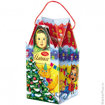 Подарок новогодний, набор конфет "Аленка Фонарик", 350г, картонная упаковка Подарок новогодний, набор конфет "Аленка Фонарик", 350г, картонная упаковка