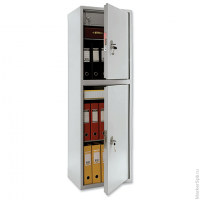 Шкаф металлический для документов ПРАКТИК "SL-150/2Т", 1490х460х340 мм, 36 кг, 2 отделения, сварной