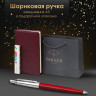 Ручка шариковая PARKER 'Jotter Plastic CT', корпус красный, ежедневник А5 красный, пакет, 880897