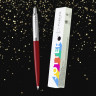 Ручка шариковая PARKER 'Jotter Plastic CT', корпус красный, ежедневник А5 красный, пакет, 880897
