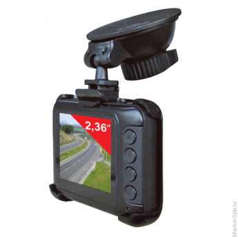 Видеорегистратор автомобильный SONNEN DVR-550, Full HD, 120°, экран 2,36'', micro SD, HDMI, 352859