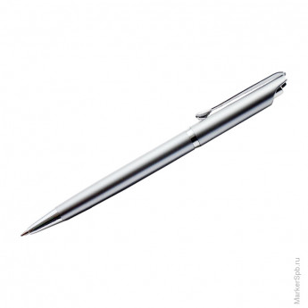 Ручка шариковая автоматическая 'Silver', синяя, 0,7мм, 5 шт/в уп