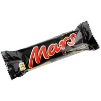 Шоколадный батончик Mars, молочный шоколад, 50г