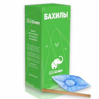 Бахилы н/с, п/э Супер Экстра с 2й резин. текстур. 5,1г ЭЛ-50/2 500пар/уп.