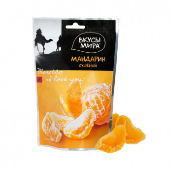 Сухофрукты Вкусы мира Мандарин сушеный, 80г