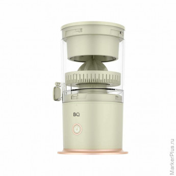 Соковыжималка для цитрусовых аккумуляторная BQ (БИ-КЬЮ) J3000, 45Вт, стакан 0,2л, пластик, зеленая, 86196906