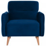 Кресло _ХД Finsoffa HYGGE Relax 1, раскл. тк. велюр Formula 788 т.синий