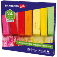 Пастель сухая художественная BRAUBERG ART CLASSIC, 24 цвета, квадратное сечение, 181465 Пастель сухая художественная BRAUBERG ART CLASSIC, 24 цвета, квадратное сечение, 181465