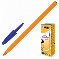 Ручка шариковая BIC Orange синий 0,35мм Франция 8099221/8249851