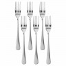 Вилки столовые STANDARD, КОМПЛЕКТ 6 шт., полированная нержавеющая сталь, серебристые, DASWERK, 609078