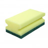 Губки для мытья посуды Т125 д/сложных загрязнений 130х70х45 желтые 8шт/уп, комплект 8 шт