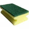 Губки для мытья посуды Т125 д/сложных загрязнений 130х70х45 желтые 8шт/уп, комплект 8 шт
