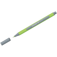 Ручка капиллярная Schneider 'Line-Up' серебристо-серая, 0,4мм, 10 шт/в уп